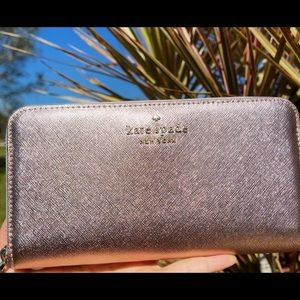 Rose gold Kate Spade Wallet
